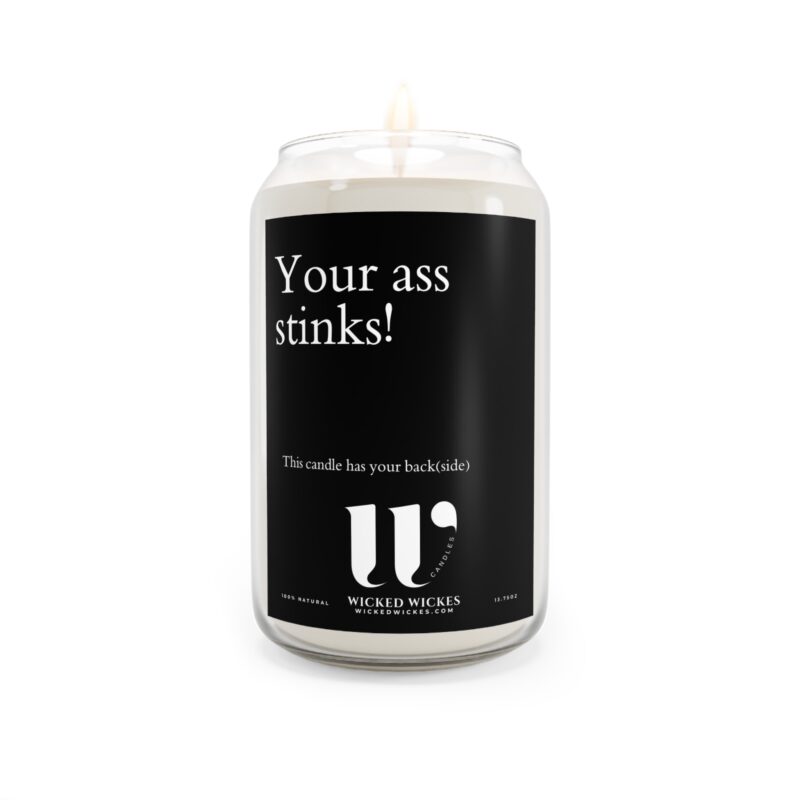 Your Ass Stinks This Candle Has Your Back(side) Scented Candle Gift - Image 9