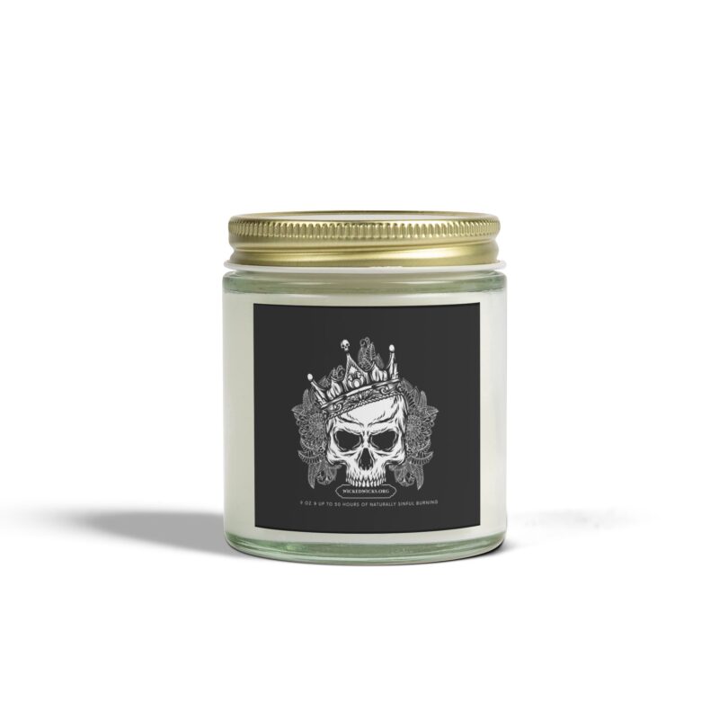 King Skull Wicked Wicks, Skull Candle, Gothic Candle, Unique Skull Decor - Image 5