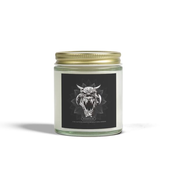 Satins Flame Wicked Wicks 9oz - Coconut Apricot Wax, Aromatherapy Candle, Home Fragrance, Gift for Her, Relaxation Candle,