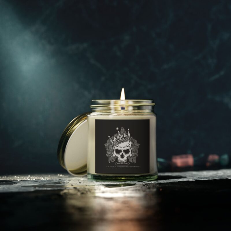 King Skull Wicked Wicks, Skull Candle, Gothic Candle, Unique Skull Decor - Image 12