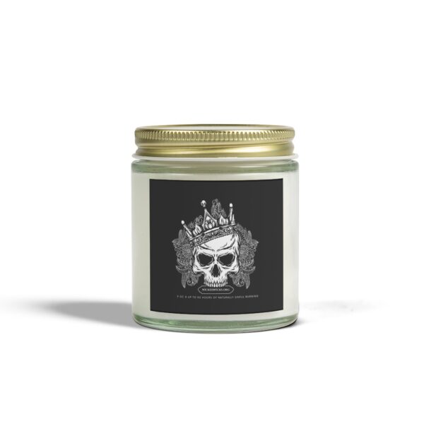 King Skull Wicked Wicks, Skull Candle, Gothic Candle, Unique Skull Decor